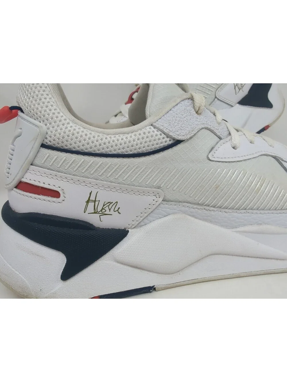 Puma RS-X TMC Running Shoes 40TH ANNIVERSARY Nipsey Mens 12 White Peacoat 387281